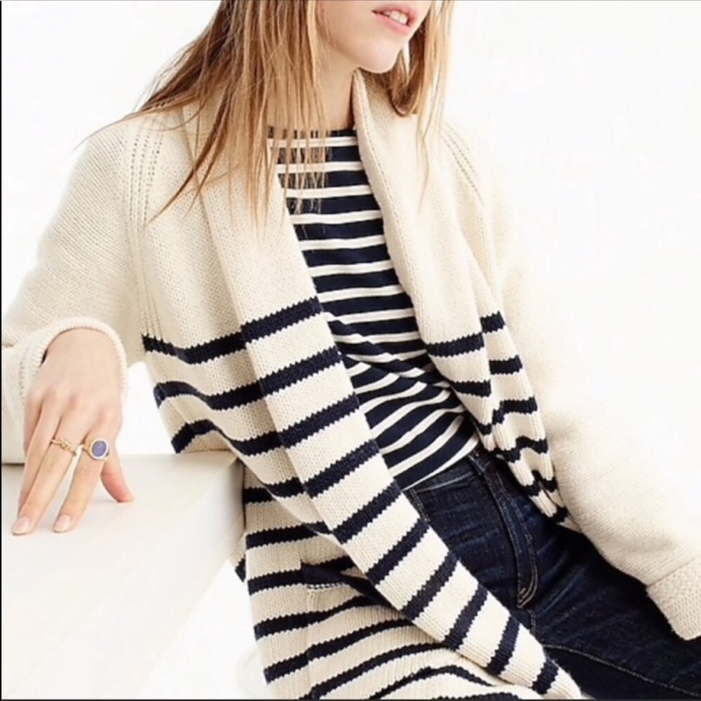 J Crew Open Front Sweater- XS